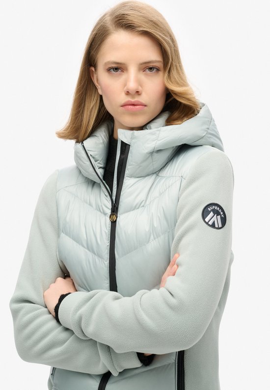 Superdry Hooded Storm Fleece Jacket - Grijs
