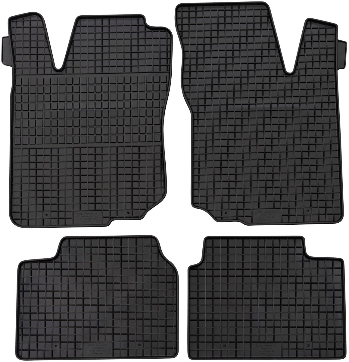 Rubbermatten Dacia Sandero / Stepway 2008-2021 (complete set) - Premium carbonlook
