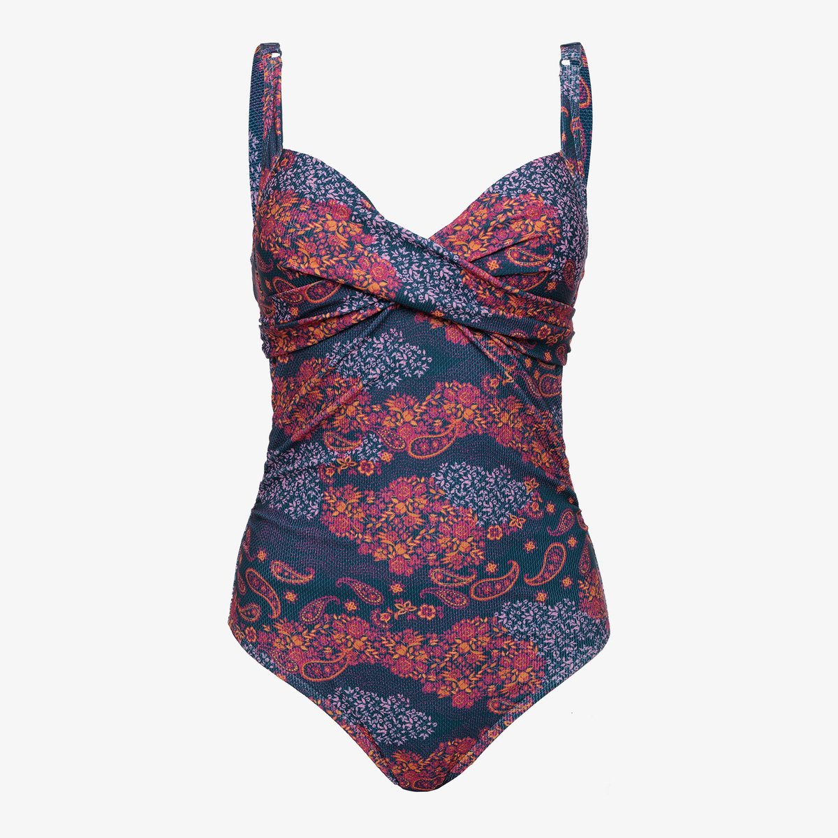 Osaga voorgevormd dames badpak print blauw - Maat S