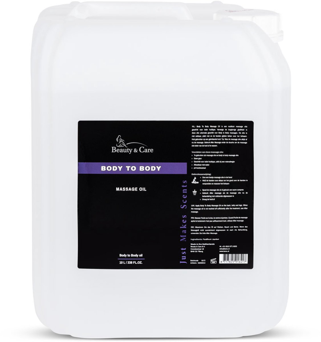 Goedkoopste Beauty & Care - Body to Body Massage olie - 10 L. new