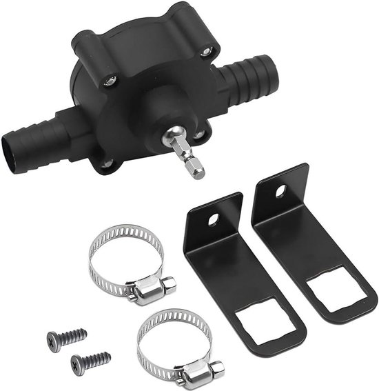 Draagbare Mini Elektrische Boorpomp Handboor Aangedreven Waterpomp Dieselmotoren Olie Vloeibaar Water Hand Zelfaanzuigende Overdrachtspompen Snel Pompen