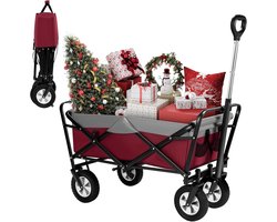 Opvouwbare Bolderkar met 4 Wielen - Belastbaar tot 80 kg - Ideaal voor Tuin en Vakantie