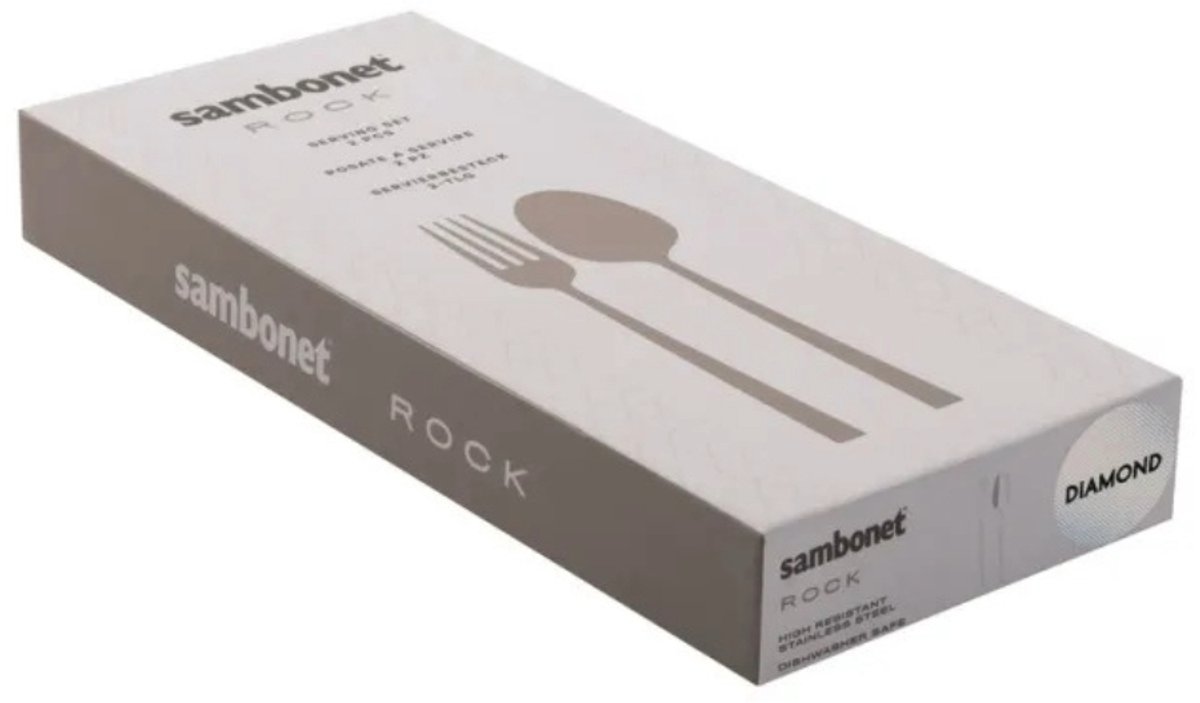 Sambonet Rock serveerbestek 2 stuks