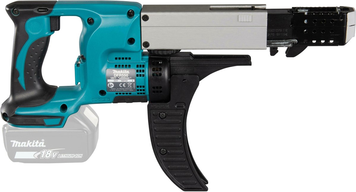 Makita DFR550ZJ - Schroefautomaat thumbnail 3