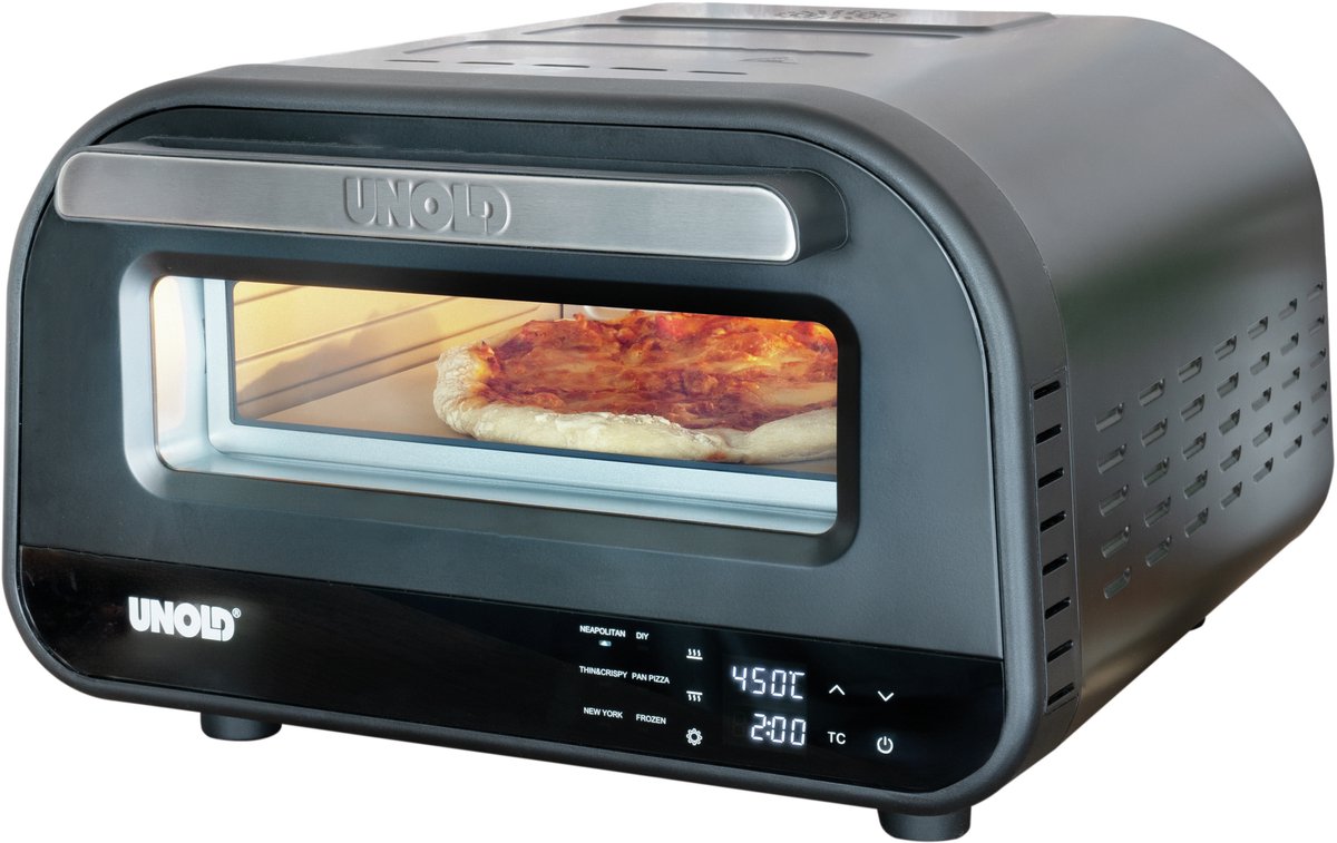 Bol.com Unold Don Luigi pizzamaker en -oven 1 pizza('s) 1700 W Zwart aanbieding