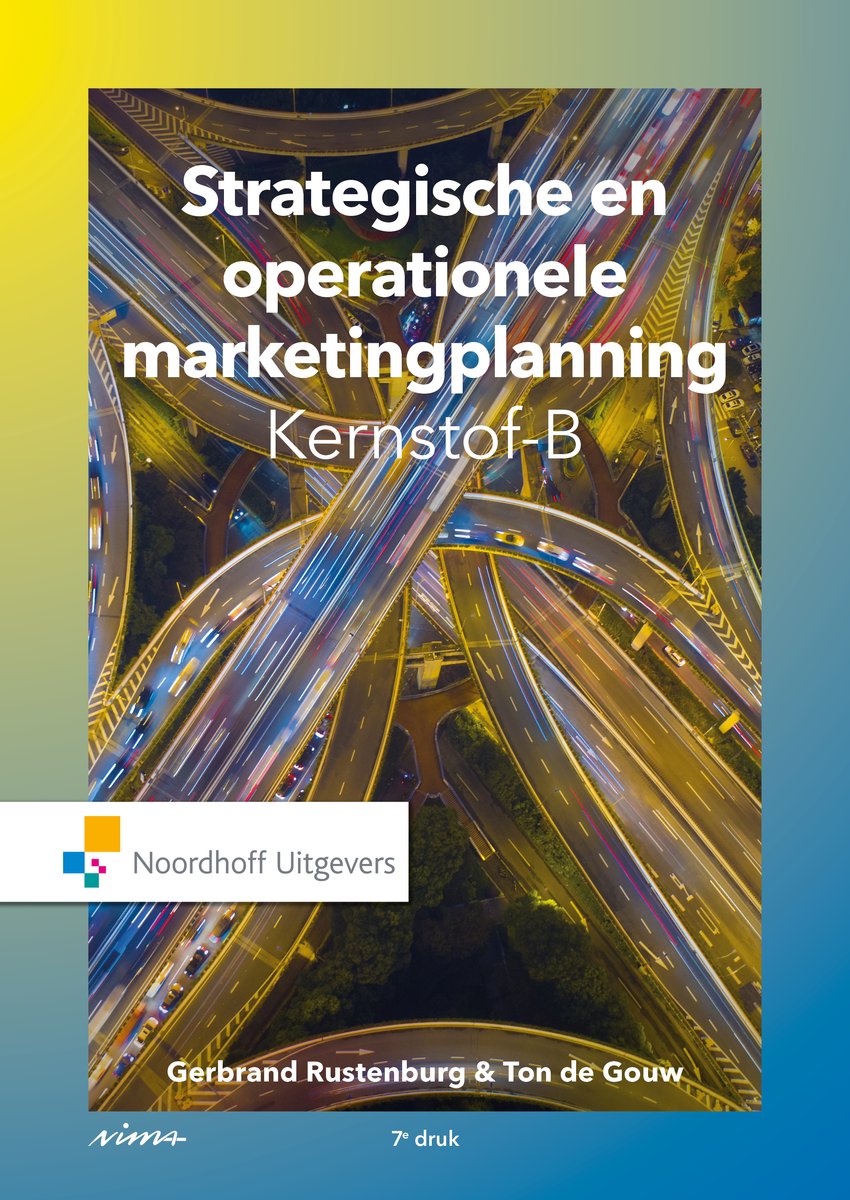 Omslag van Strategische en operationele marketingplanning-Kernstof B