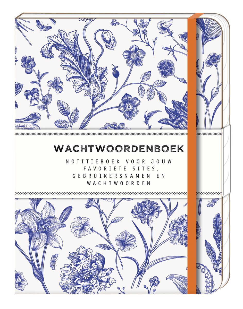 Wachtwoordenboek interstat 120x160mm dutch blue