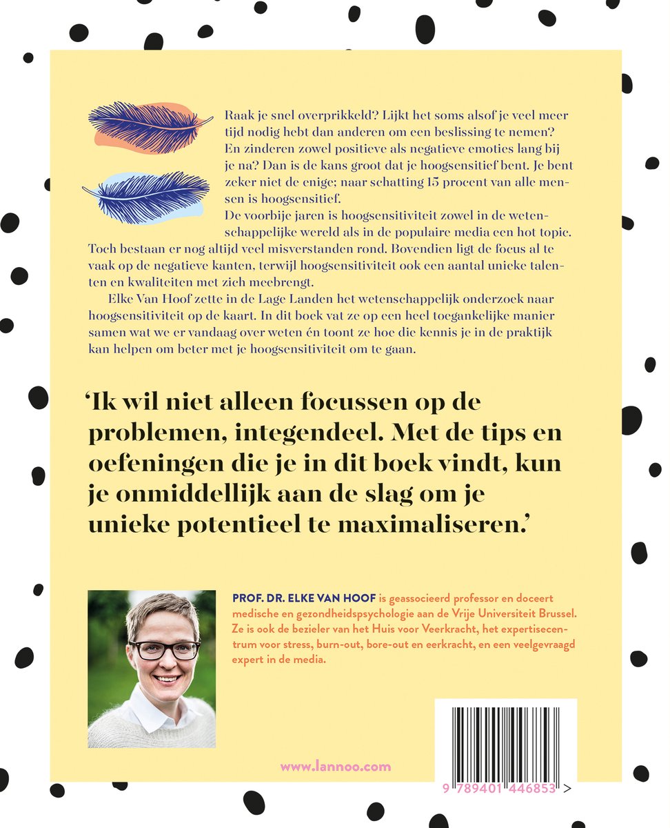 Eerste hulp bij hoogsensitiviteit - back cover
