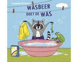 Wasbeer doet de was
