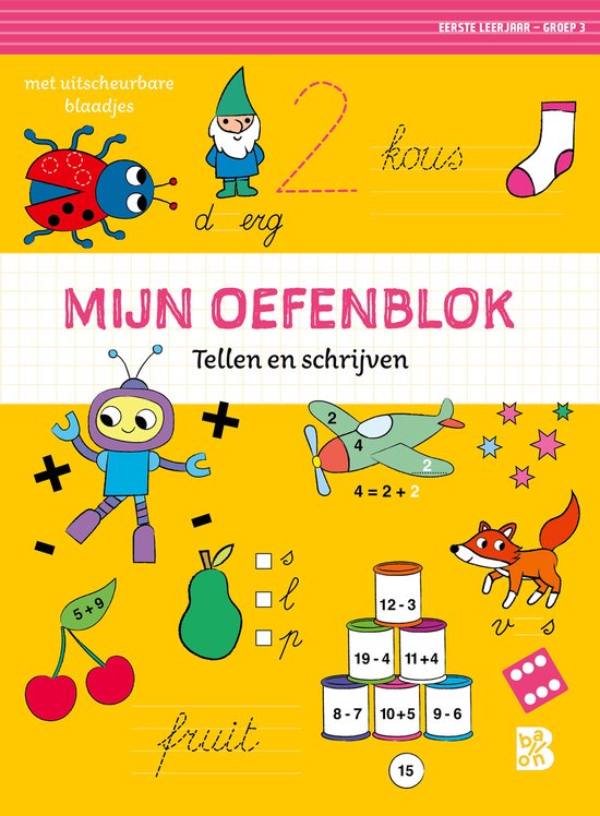Mijn oefenblok: Tellen en schrijven - cover