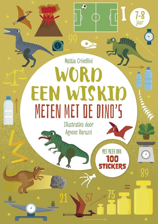 Meten met de dino's - Word een wiskid - cover