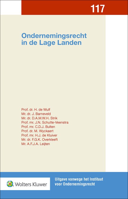 Ondernemingsrecht in de Lage Landen - cover