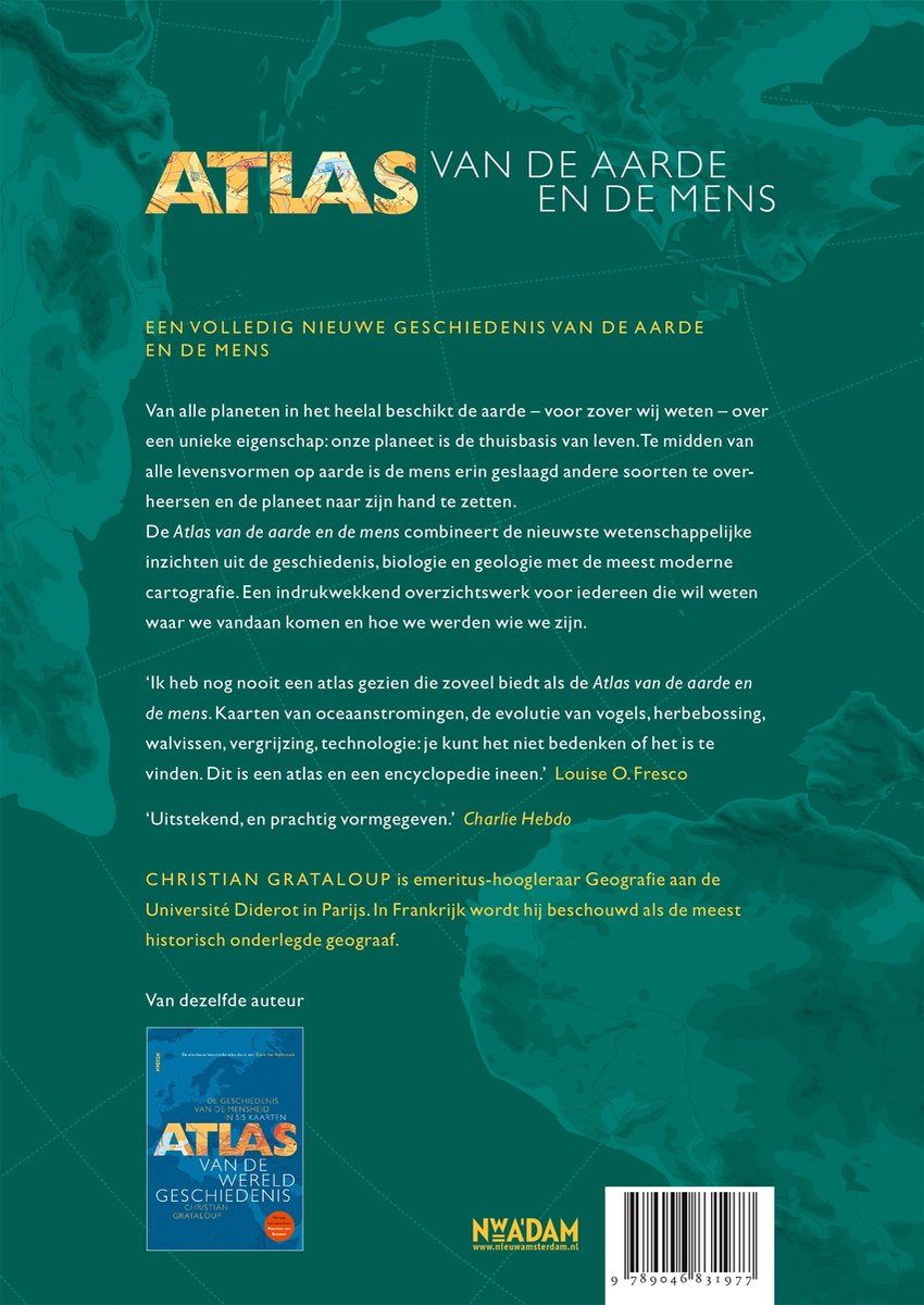 Atlas 2 - Atlas van de aarde en de mens - back cover