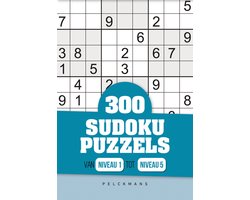 300 Sudoku puzzels - sudoku - niveau 1 tot 5
