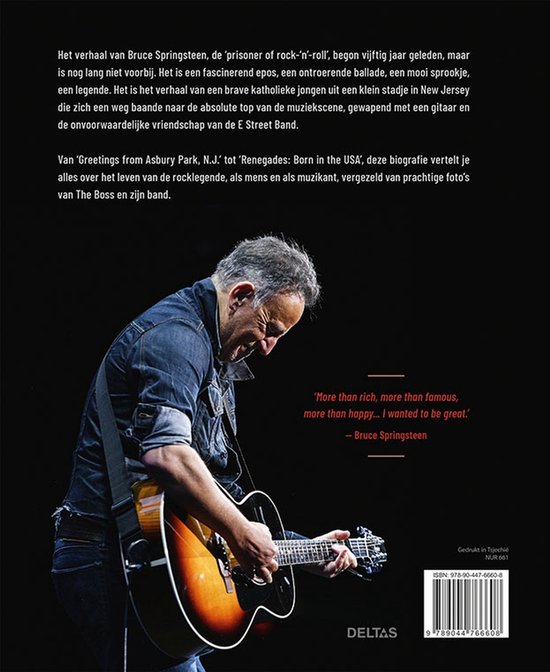 Bruce Springsteen 50 jaar - Biografie rock-'n-roll - Deltas | bol