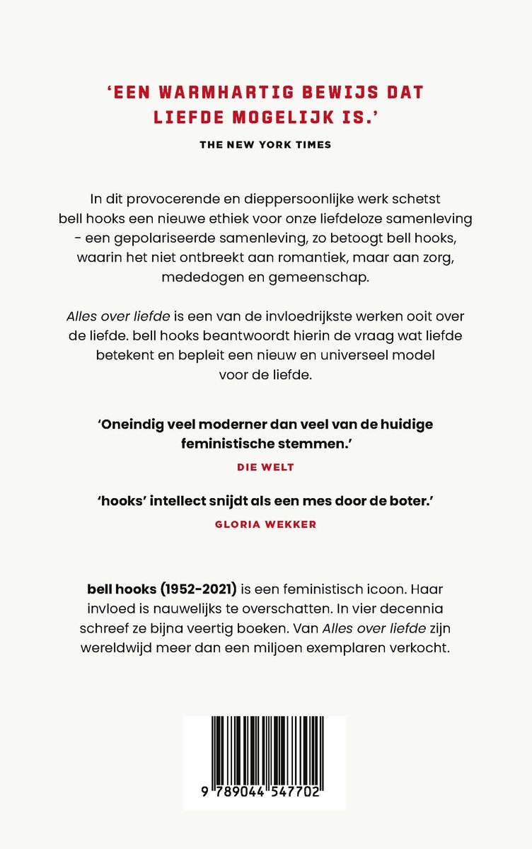 Alles over liefde - back cover