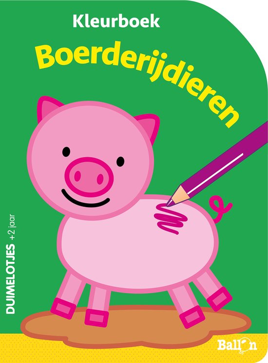 Duimelotjes 1 - kleurboek Boerderijdieren - cover
