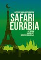 Boekcover: 'Safari Eurabia op zoek naar het nieuwe kalifaat' met een illustratie van de Eiffeltoren en moskeeën.