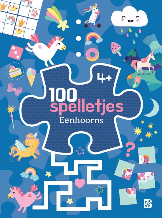 100 spelletjes 1 - Eenhoorns - cover