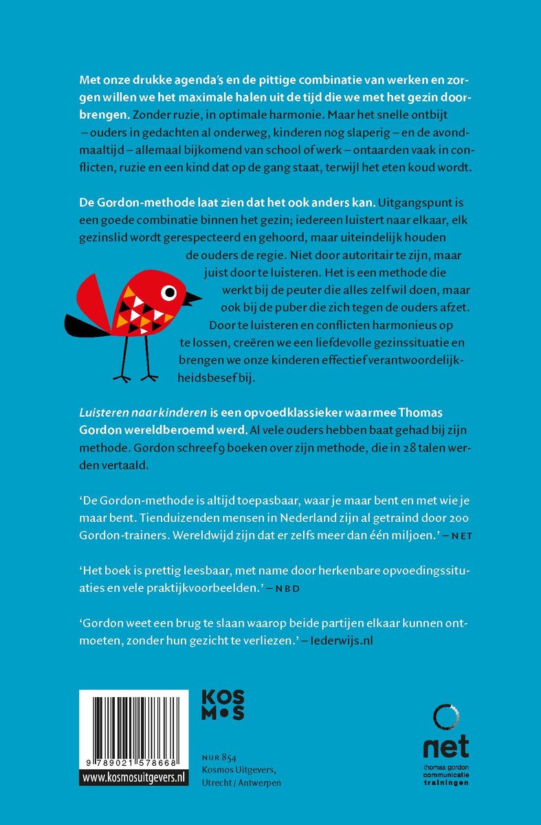 Luisteren naar kinderen - back cover