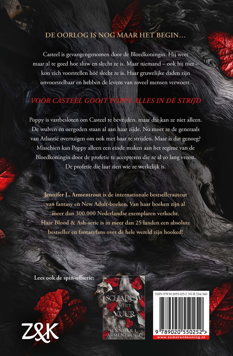 Blood and Ash 4 - De strijd van twee koninginnen - back cover
