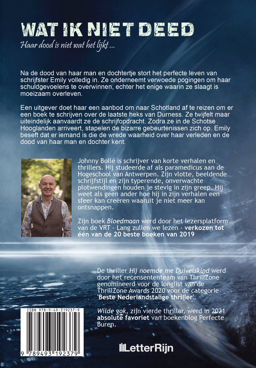 Wat ik niet deed - back cover