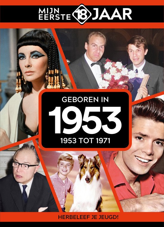 Mijn eerste 18 jaar - Geboren in 1953 - Belgische editie - cover