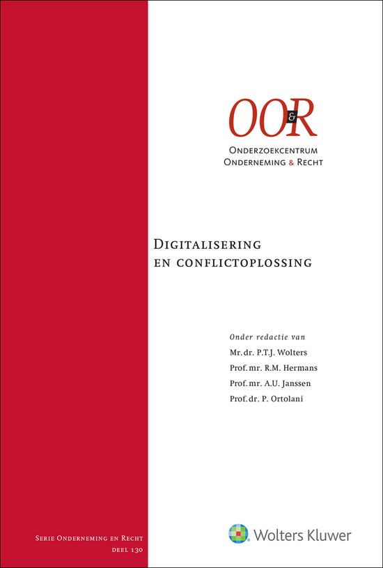 Digitalisering en conflictoplossing - cover