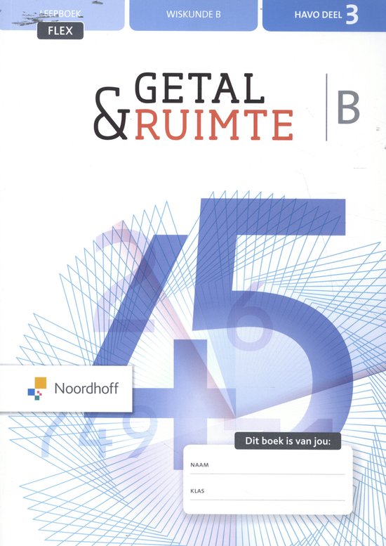 Getal & Ruimte havo B 3 FLEX leerboek - cover