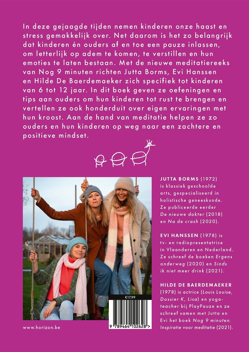 Nog 9 minuten: meditatie voor kinderen - back cover