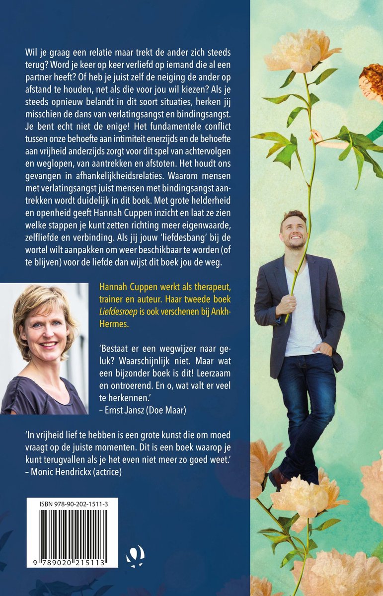 Liefdesbang - back cover