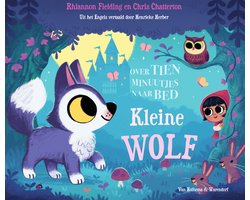 Omslag van Over tien minuutjes naar bed - Over tien minuutjes naar bed, kleine wolf