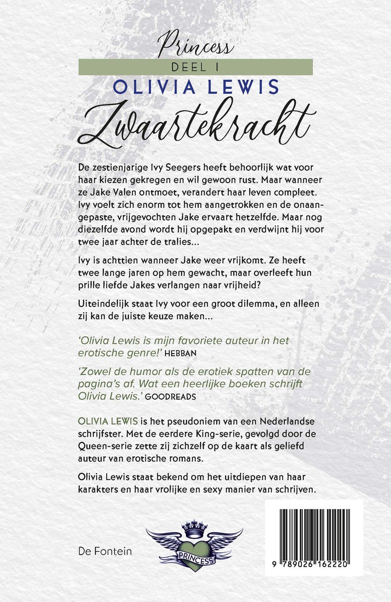 Princess 1 - Zwaartekracht - back cover