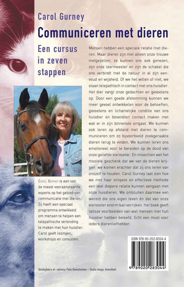 Communiceren met dieren - back cover