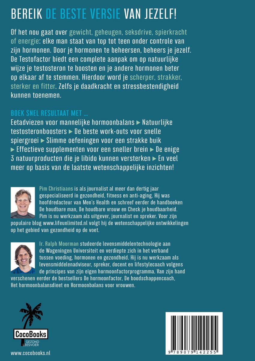 De testofactor - back cover