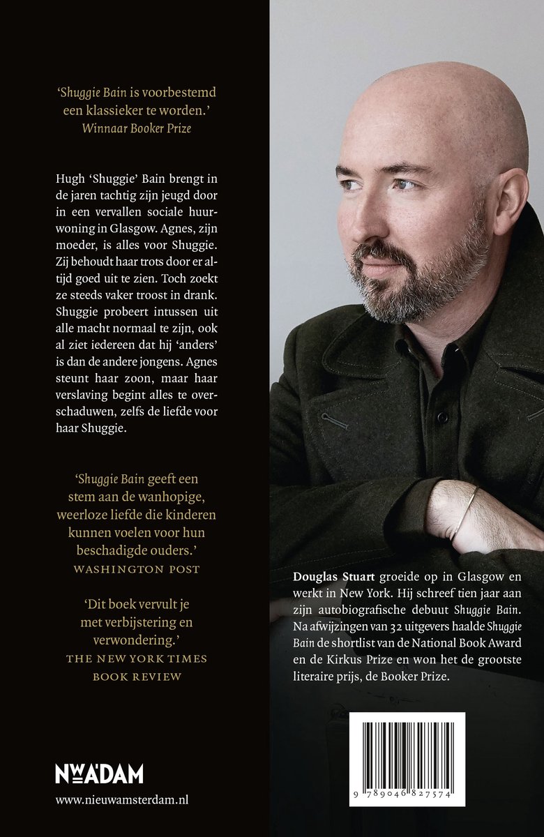 Shuggie Bain - back cover