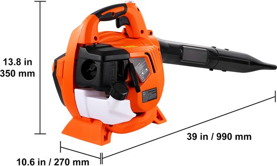 26CC 2-Takt Benzine Bladblazer, Draagbare 2-In-1 Bladblazer, 425 CFM Luchtvolume, 156 MPH Snelheid, Gazononderhoud, Bladruimen, Sneeuwruimen, op Benzine van Craftsman — afbeelding 3