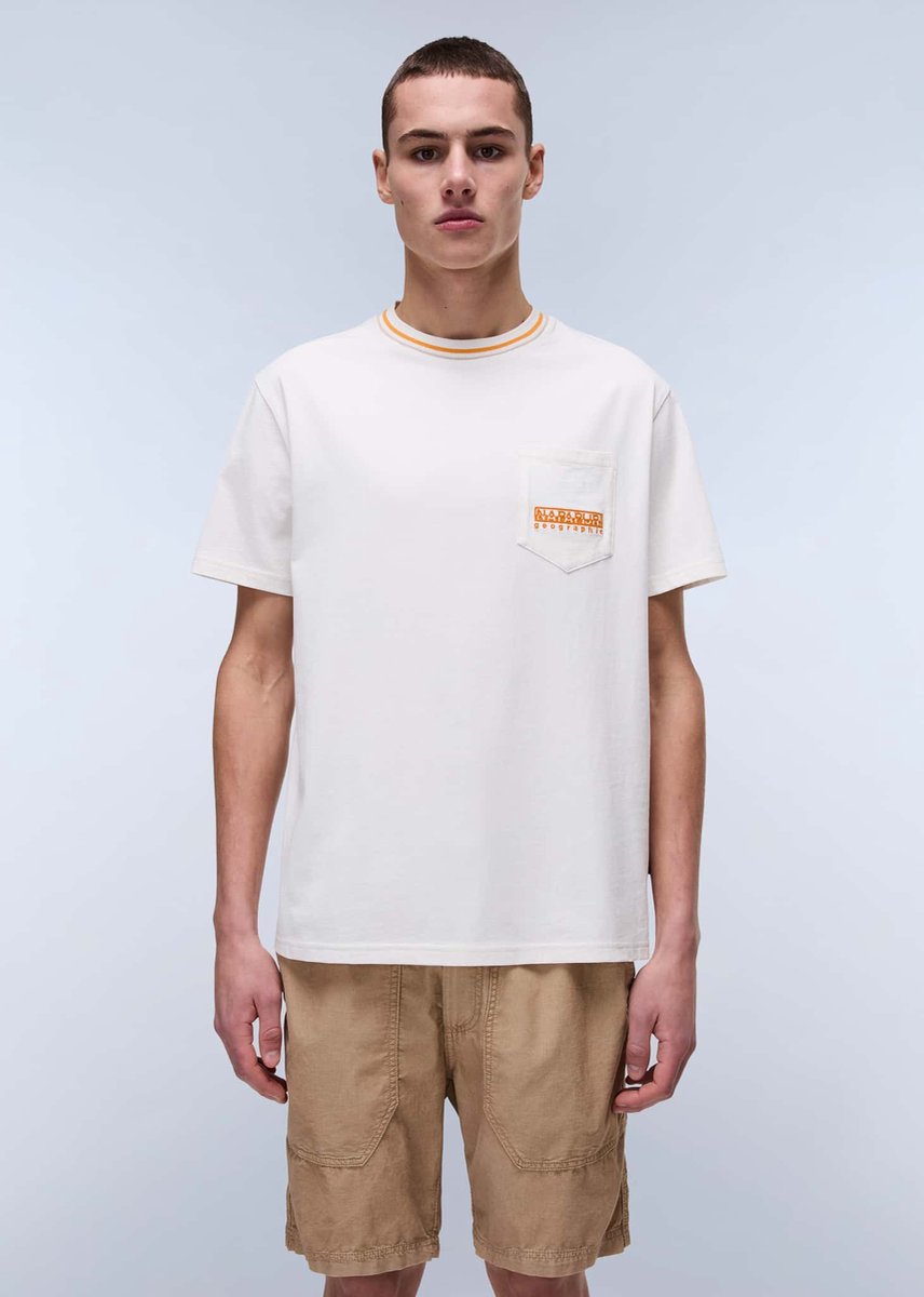 Napapijri Sweatshirt S-Murlo Ss NP0A4IEJ Fluister-XL Wit