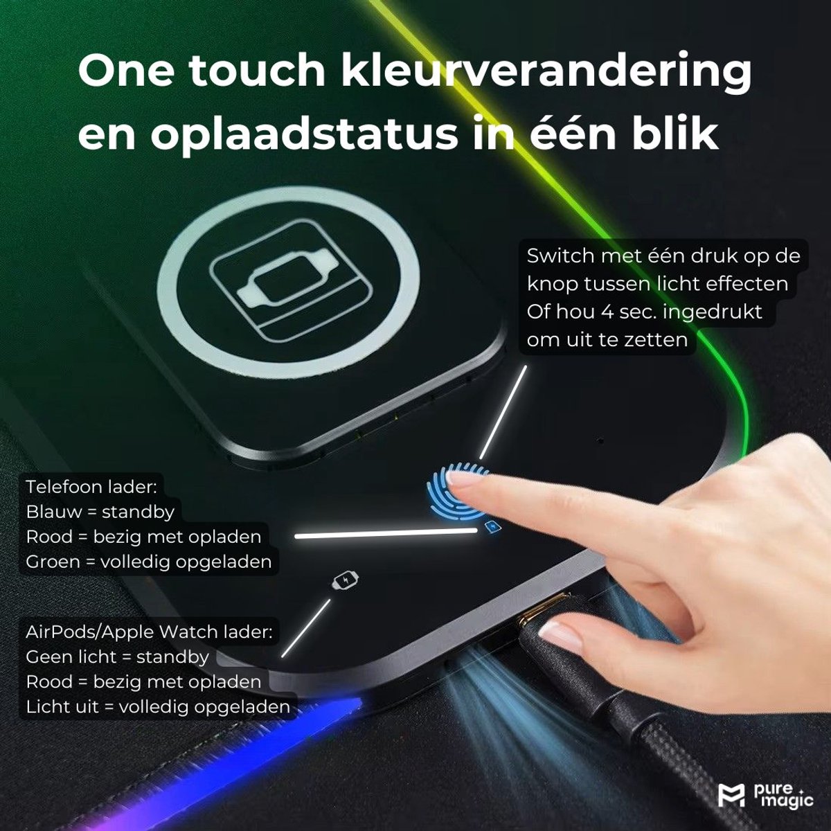 DELTACO Gaming Muismat XL – RGB | 90x36cm