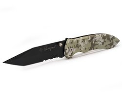 Eurocatch Tempest Zakmes - RVS Blad Camou - Survival mes - Multitool - Jachtmes - Outdoor - Camping - Kamperen - Vaderdag Cadeau