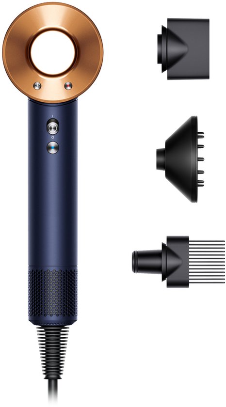Sèche-cheveux Dyson Supersonic™ Curly+Coily - Blauw de Prusse / Koper
