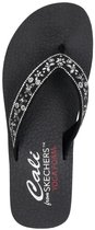 Skechers Vinyasa - Butterfly Kiss - Dames Slippers - Zwart