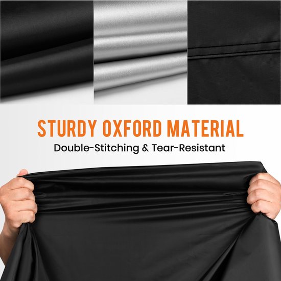 Housse de moto Favoto imperméable et résistante à l' Plein air , tissu Oxford 210T, anti-UV, anti-rayures, résistante à la chaleur, avec bandes réfléchissantes, pour scooter, cyclomoteur, motocross, 220 x 105 x 125 cm