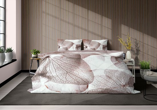 Eleganzzz Dekbedovertrek Blossom Dreams - Taupe - Dekbedovertrek 200x200/220cm - Micropercal -Tweepersoons - Dekbedovertrekken van Merkloos — afbeelding 4