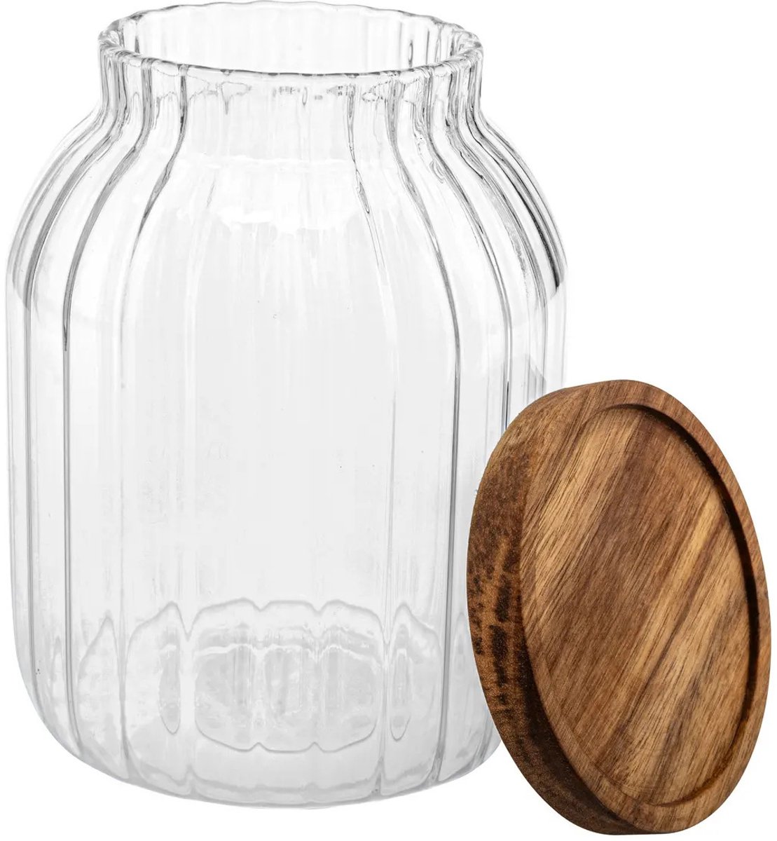 Afbeeldng van het product BOROSLCAAT OPBERGPOT MET HOUT | Wood