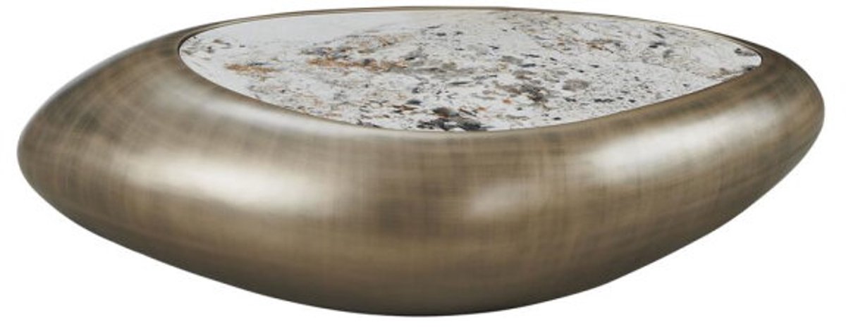 Tower Living Salontafel Castello keramiek 116 cm - Goud