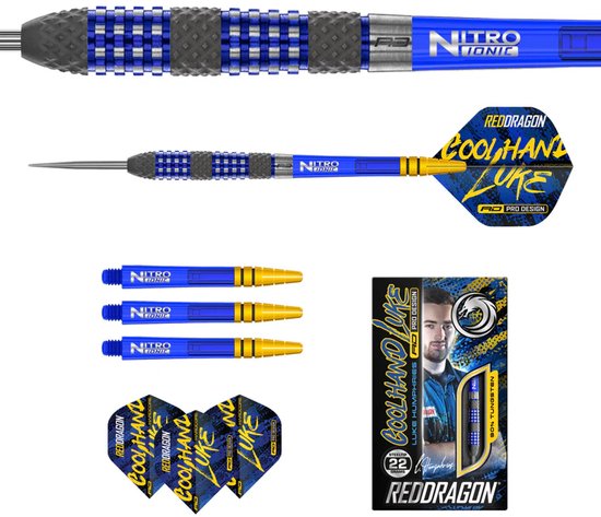 RED DRAGON - Luke Humphries TX2 Atomised: Steeltip Tungsten Dartpijlen Professioneel - 22 gram van Red Dragon — afbeelding 5
