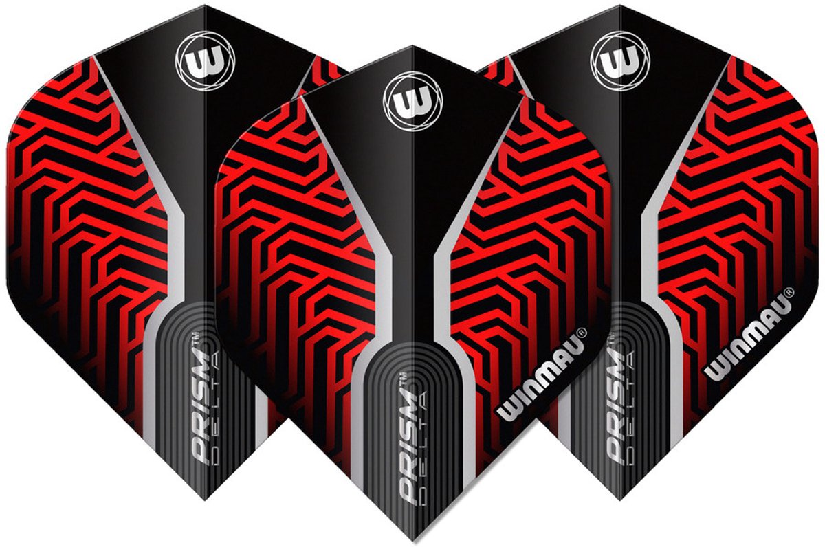 Winmau Prism Delta Kairos Red - Dart Flights