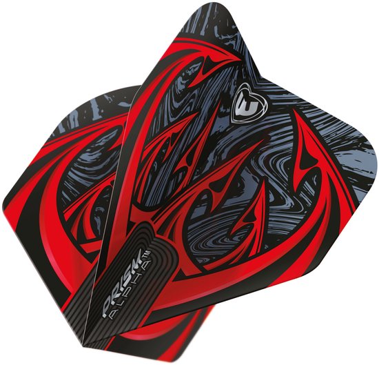 Winmau Prism Alpha Diablo Black & Red - Dart Flights van Winmau — afbeelding 3