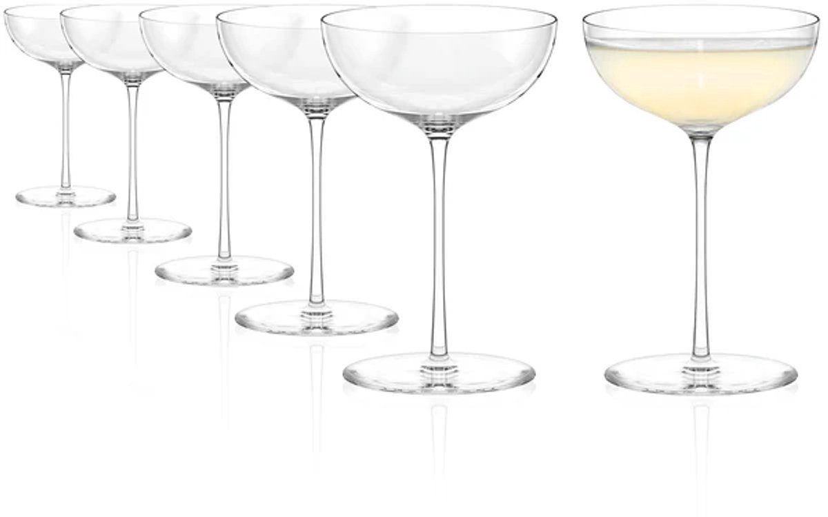 Stölzle - Kyoto - Champagneglazen - Set van 6 - 31,8 cl - Champagnecoupes